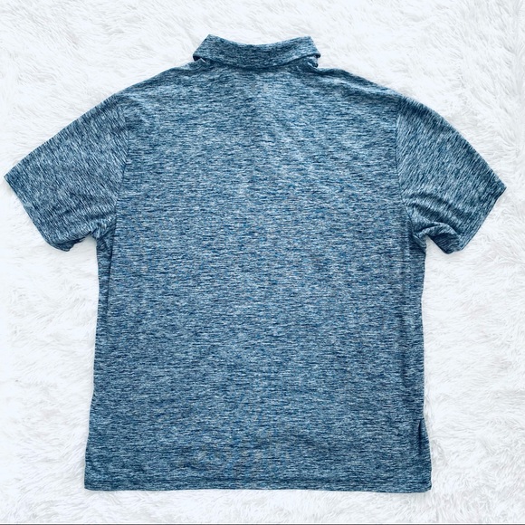 Under Armour | Heathered Blue & Grey Playoff 2.0 Polo - Picture 3 of 5